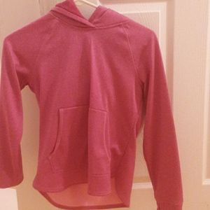 Pink athletic hoodie